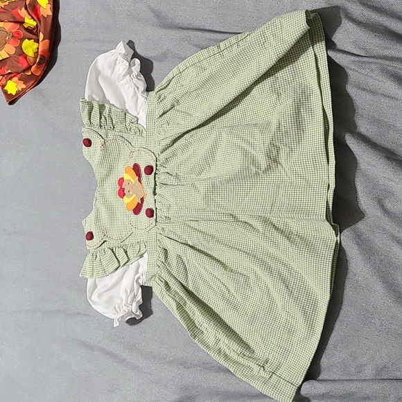 Thanksgiving Dress with Bloomers - Picture 2 of 5